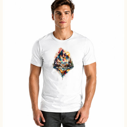 Watercolor Mountain Graphic T-Shirt | Adventure Expedition Tee