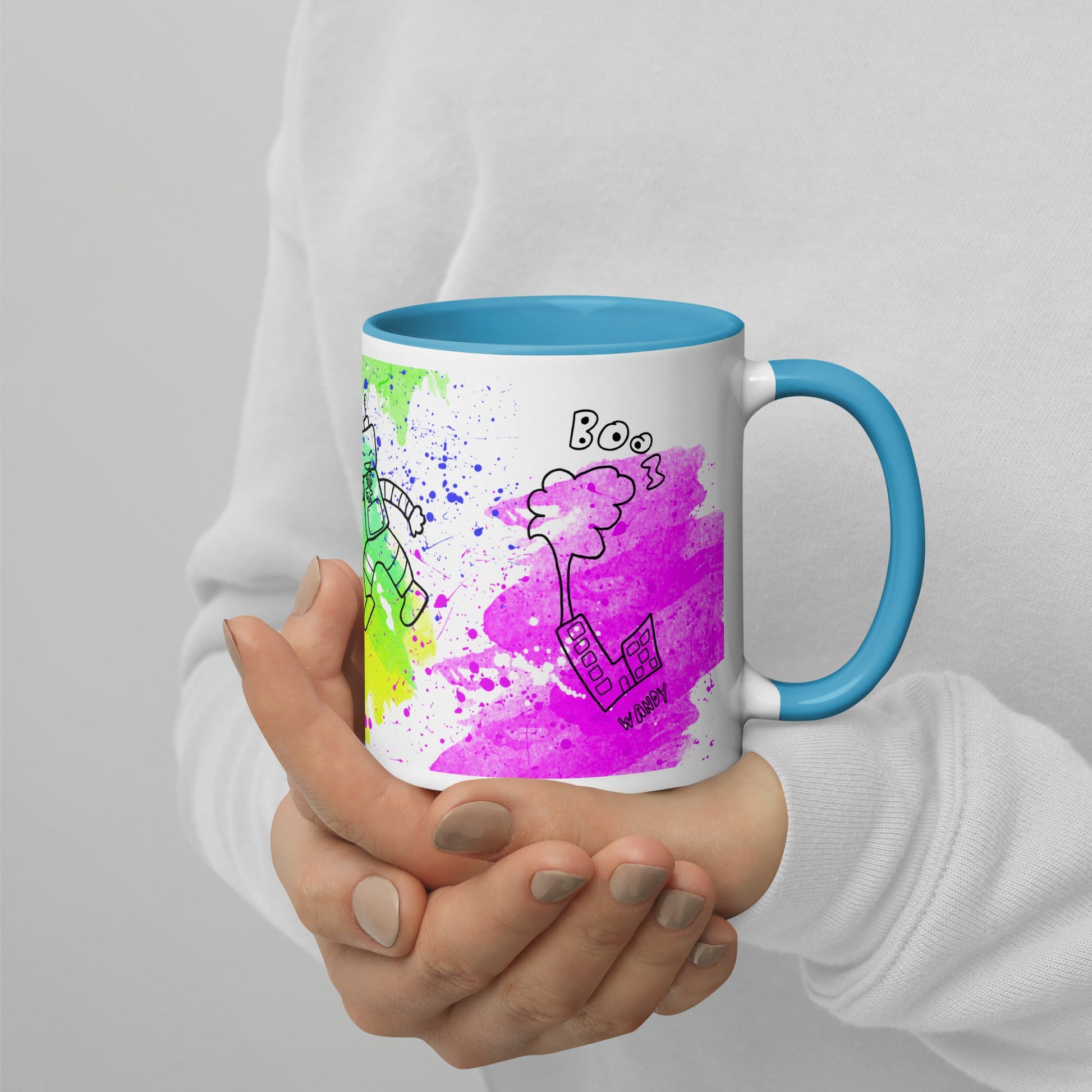 Mug with Color Inside - Doodles - LucyKay store