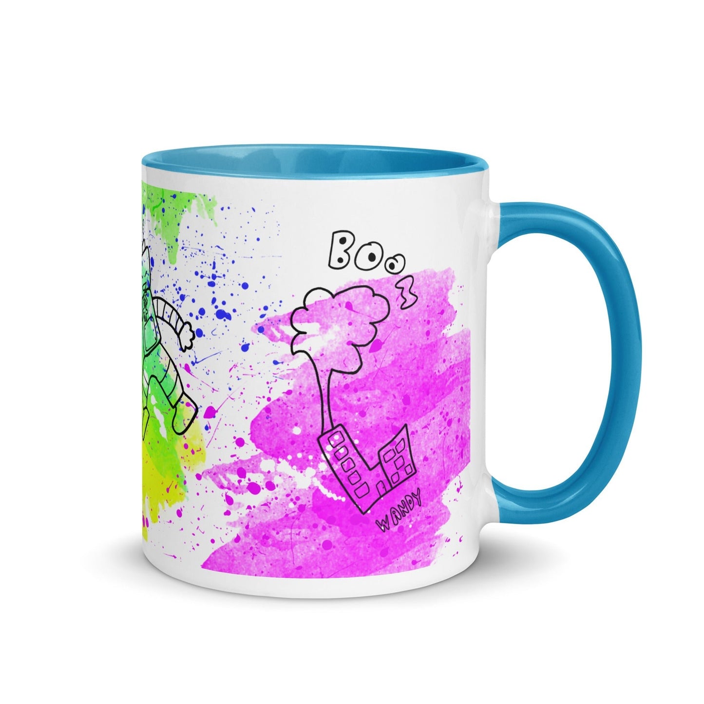Mug with Color Inside - Doodles - LucyKay store