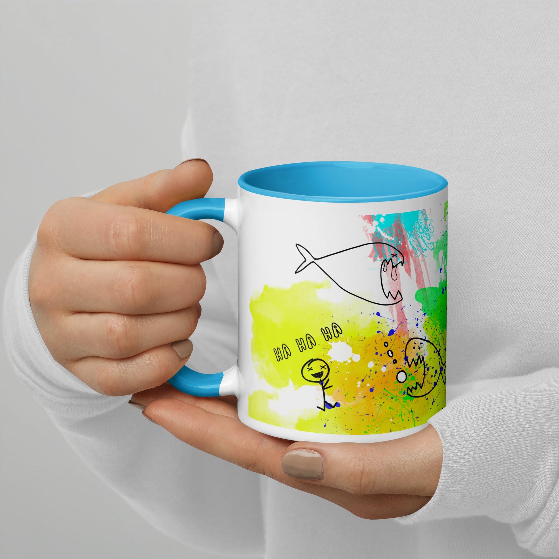Mug with Color Inside - Doodles - LucyKay store