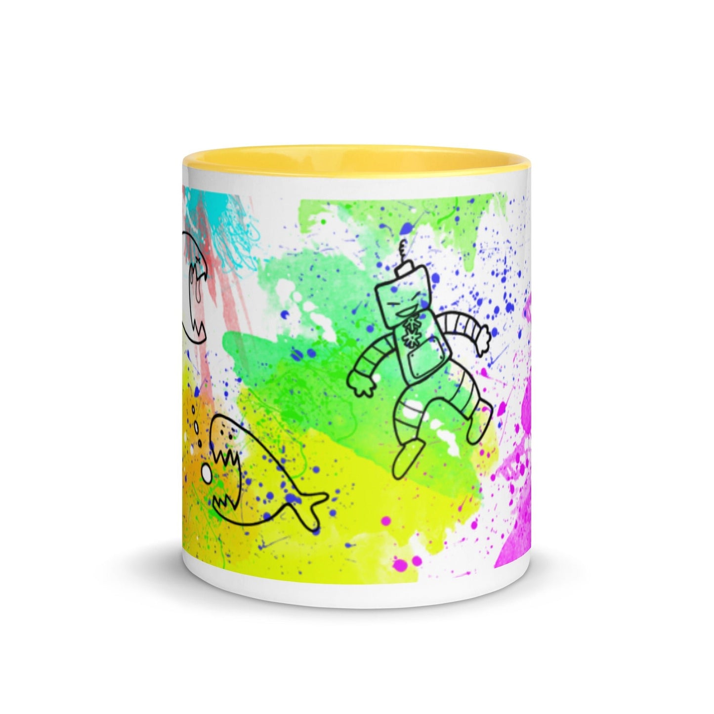 Mug with Color Inside - Doodles - LucyKay store