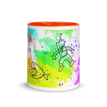 Mug with Color Inside - Doodles - LucyKay store