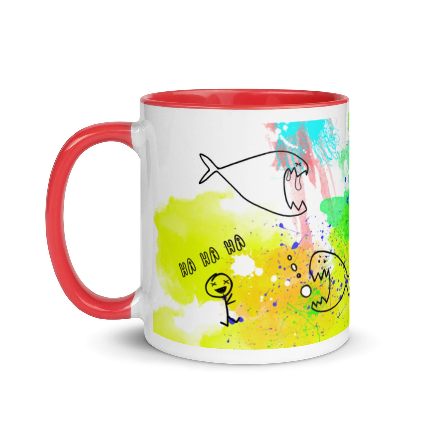 Mug with Color Inside - Doodles - LucyKay store