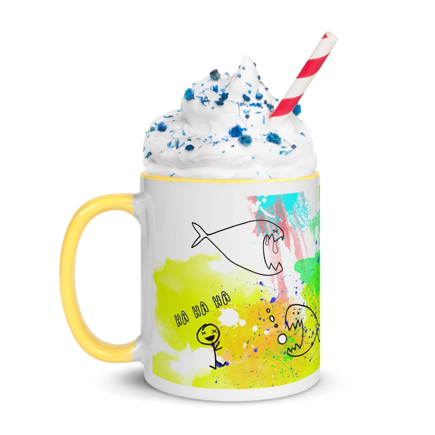 Mug with Color Inside - Doodles - LucyKay store