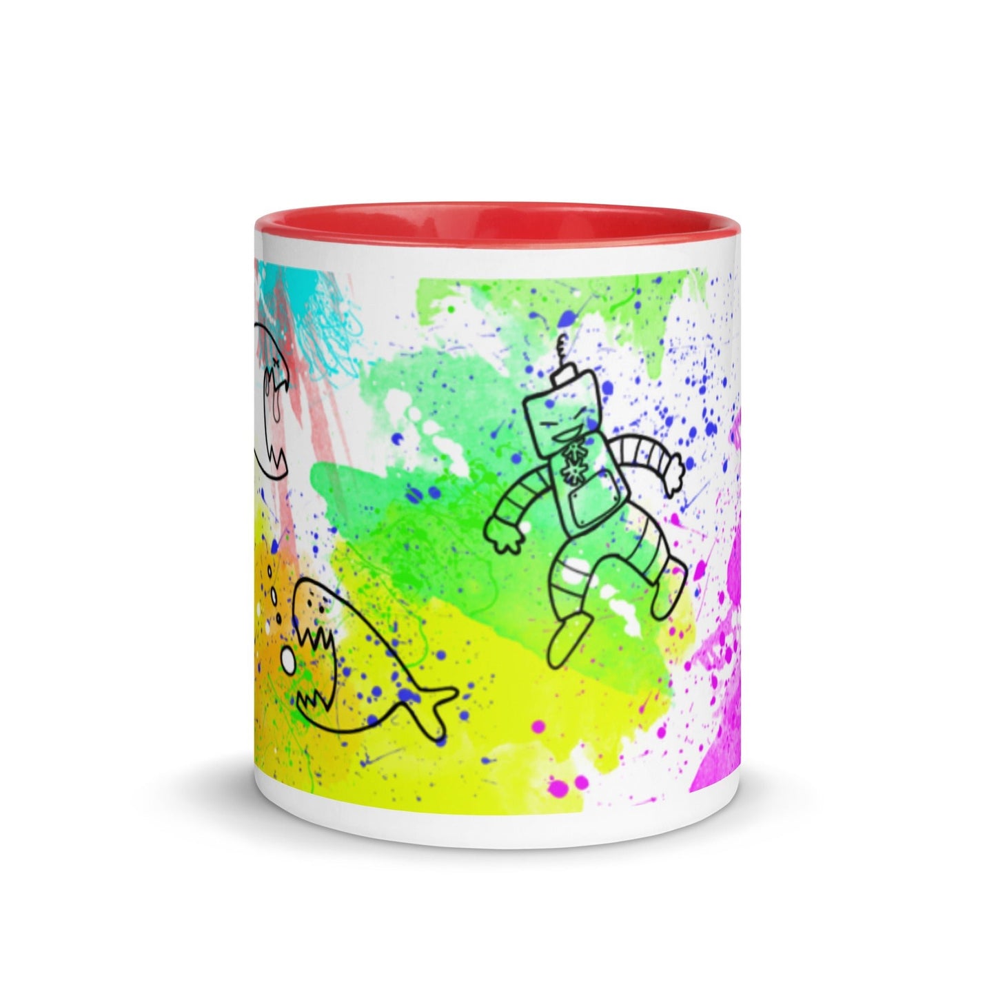 Mug with Color Inside - Doodles - LucyKay store