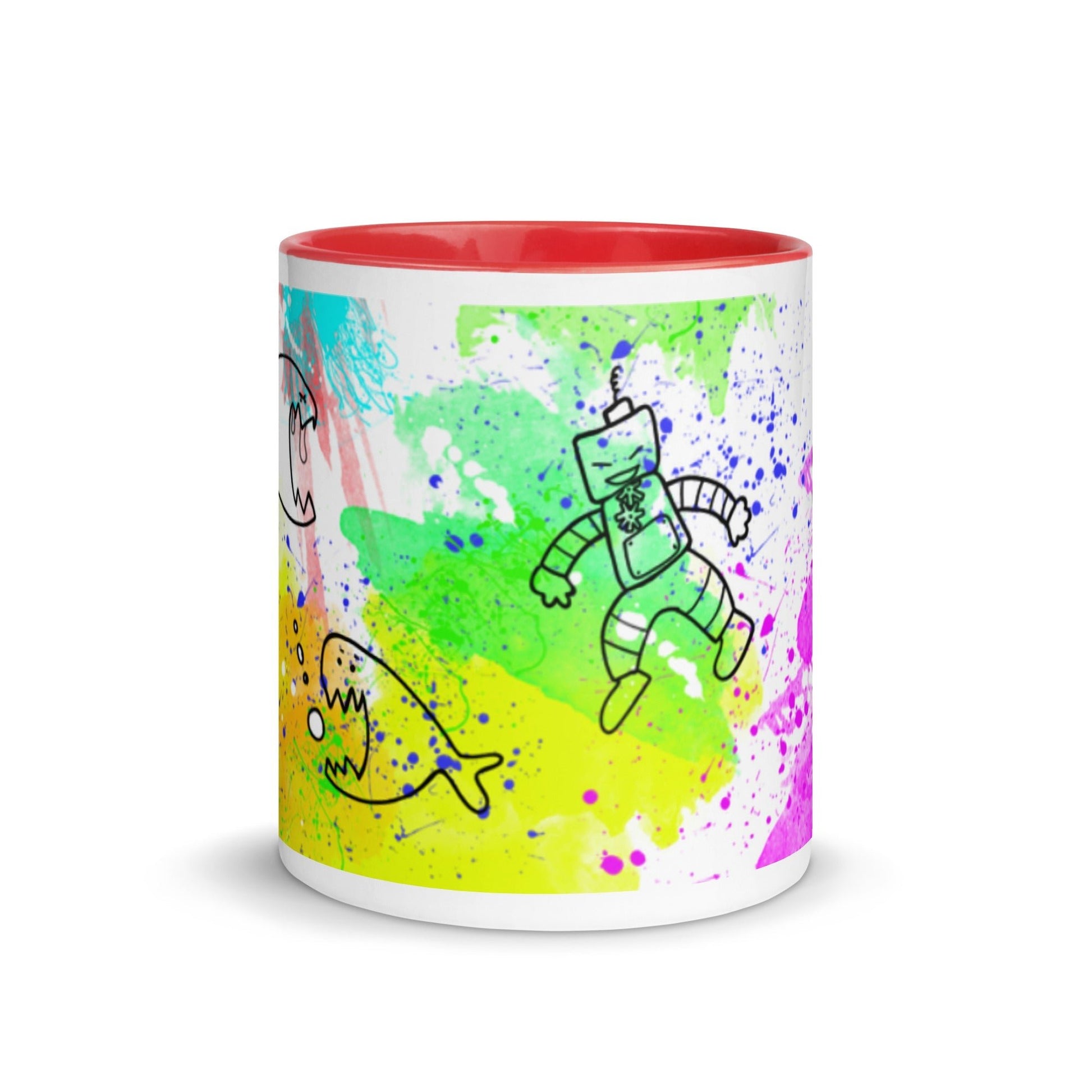 Mug with Color Inside - Doodles - LucyKay store
