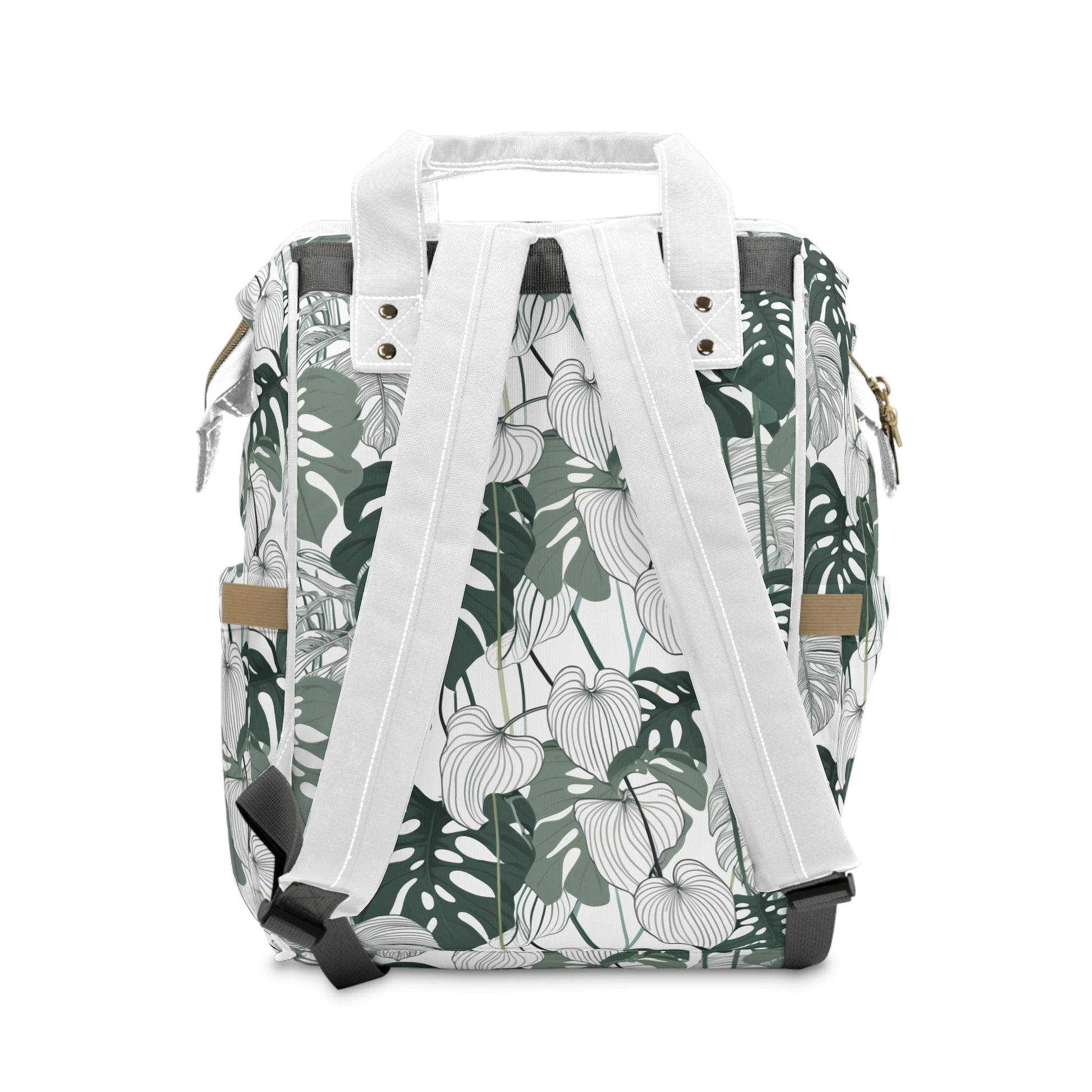 Multifunctional Backpack - Tropical Leaves pattern - LucyKay store