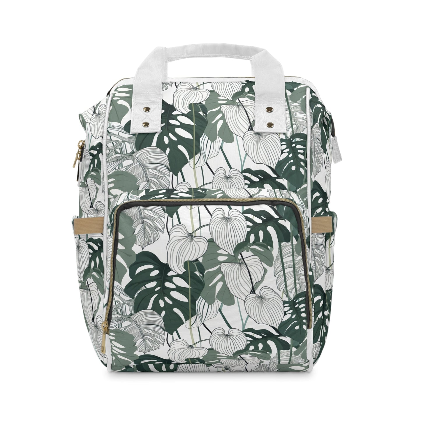 Multifunctional Backpack - Tropical Leaves pattern - LucyKay store