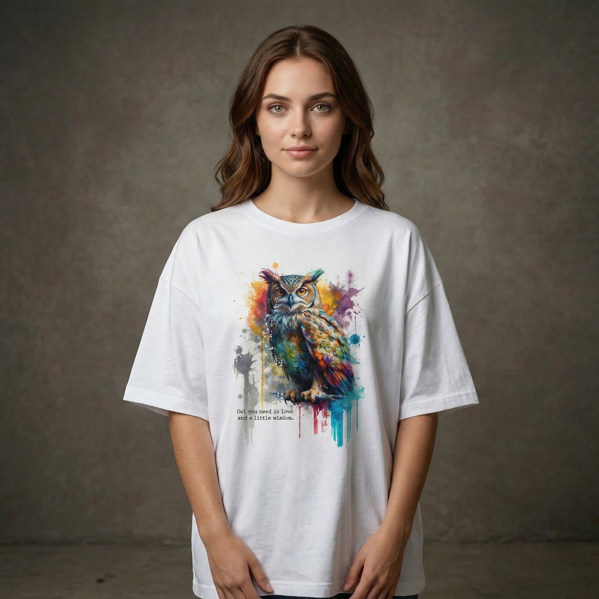 Owl T-Shirt Unisex - Motivational Quote Softstyle Cotton Tee - LucyKay store