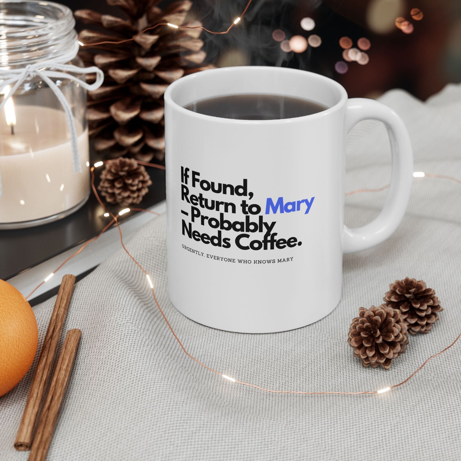 Personalized Ceramic Mug, (11oz, 15oz) - LucyKay store