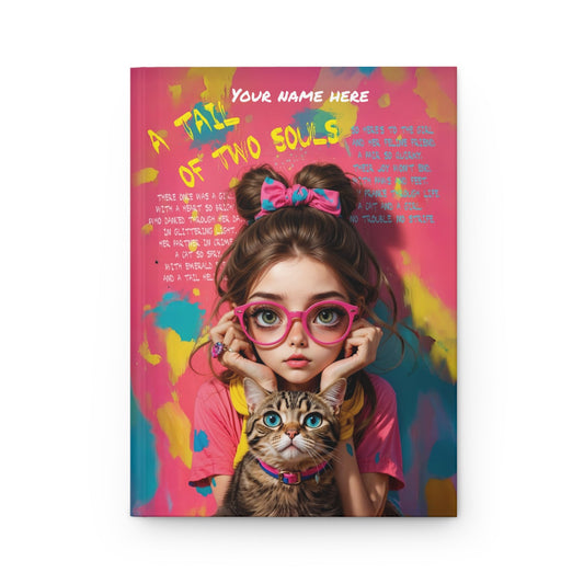 Personalized Hardcover Journal - Unique Gift for Cat Lovers, A5 - LucyKay store