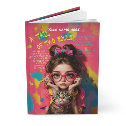 Personalized Hardcover Journal - Unique Gift for Cat Lovers, A5 - LucyKay store