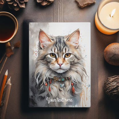 Personalized Hardcover Notebook, Custom Name Diary, A5 - LucyKay store