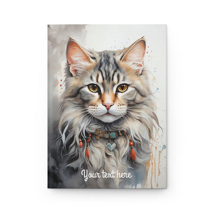 Personalized Hardcover Notebook, Custom Name Diary, A5 - LucyKay store