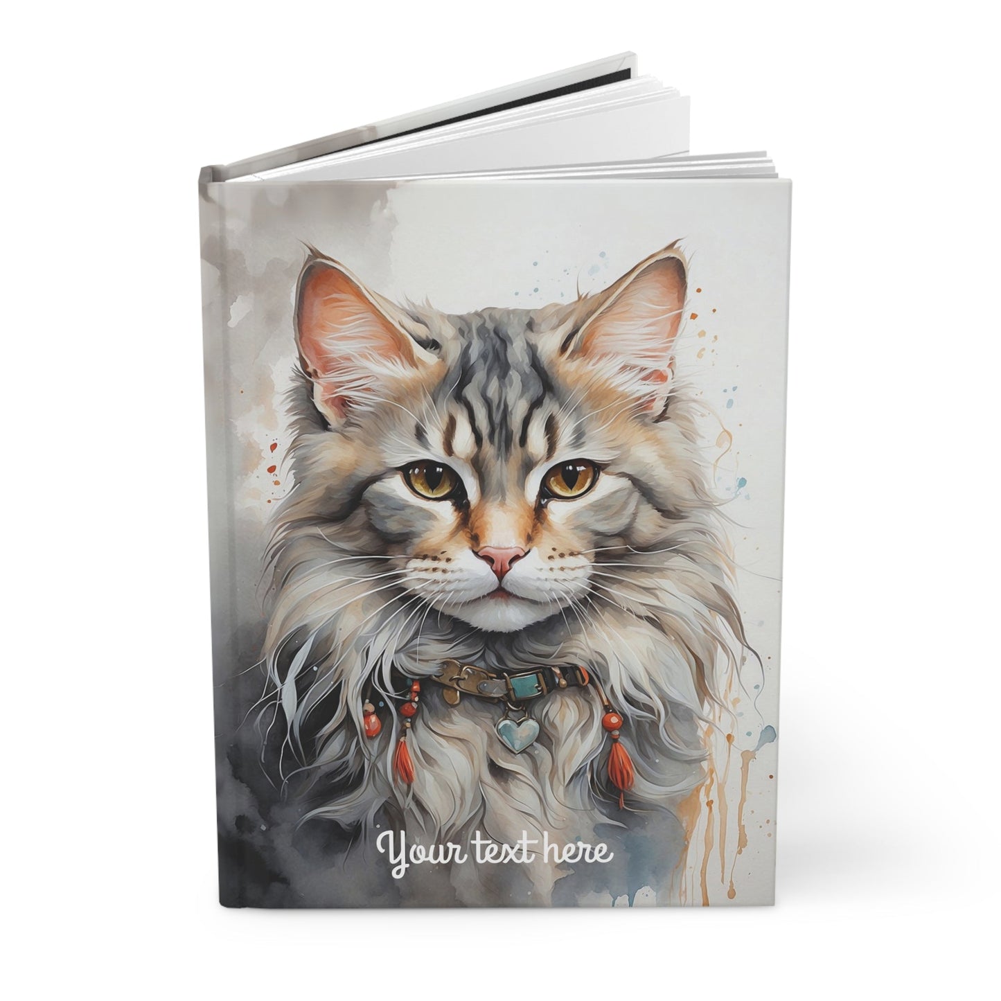 Personalized Hardcover Notebook, Custom Name Diary, A5 - LucyKay store