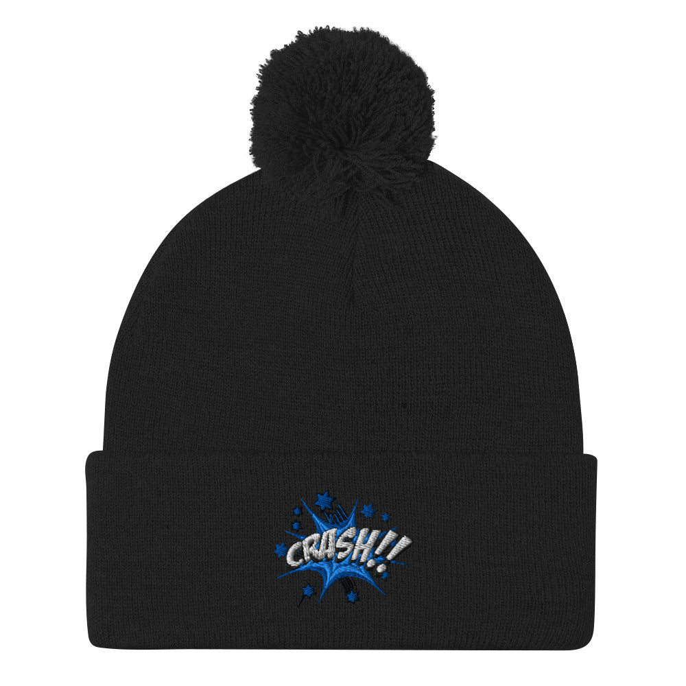 Pom - Pom Beanie - "CRASH!" - LucyKay store