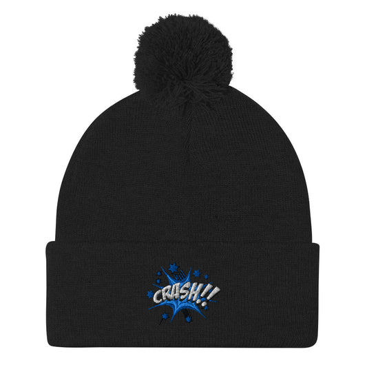 Pom - Pom Beanie - "CRASH!" - LucyKay store