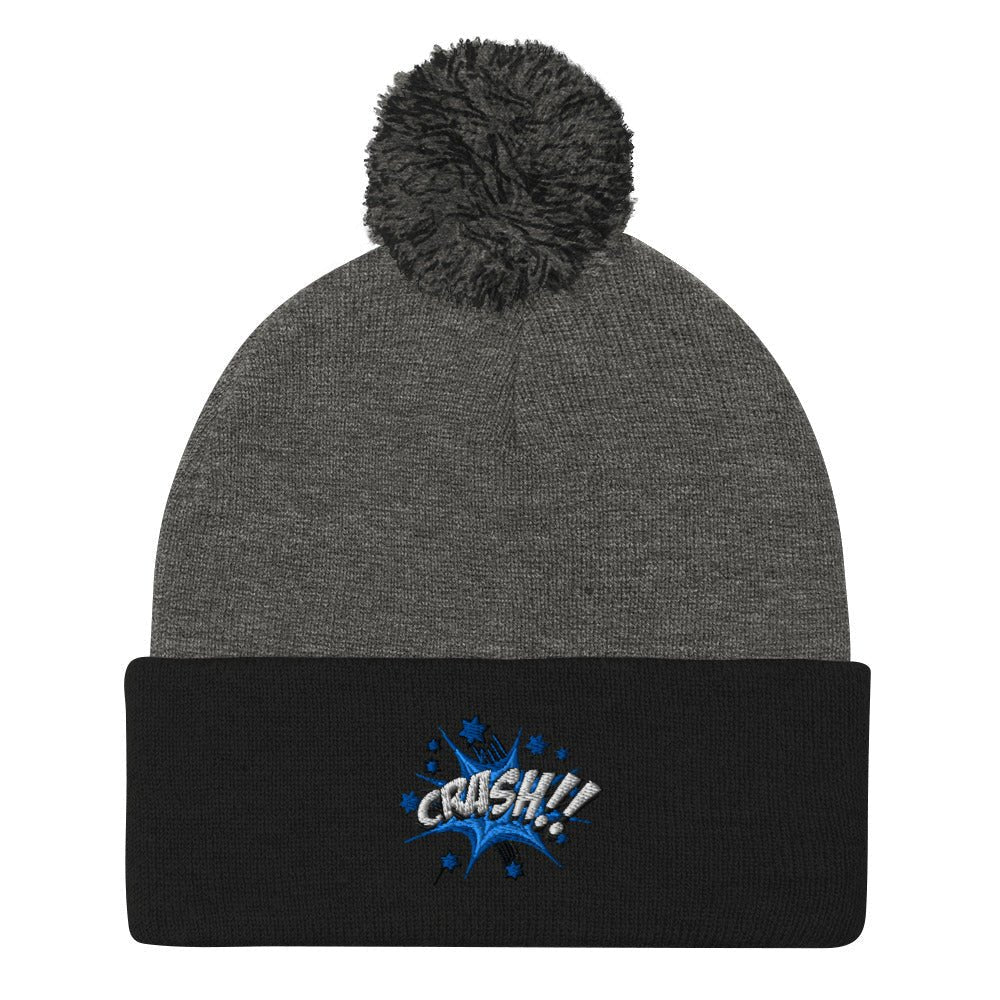Pom - Pom Beanie - "CRASH!" - LucyKay store