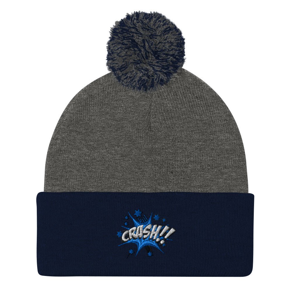 Pom - Pom Beanie - "CRASH!" - LucyKay store
