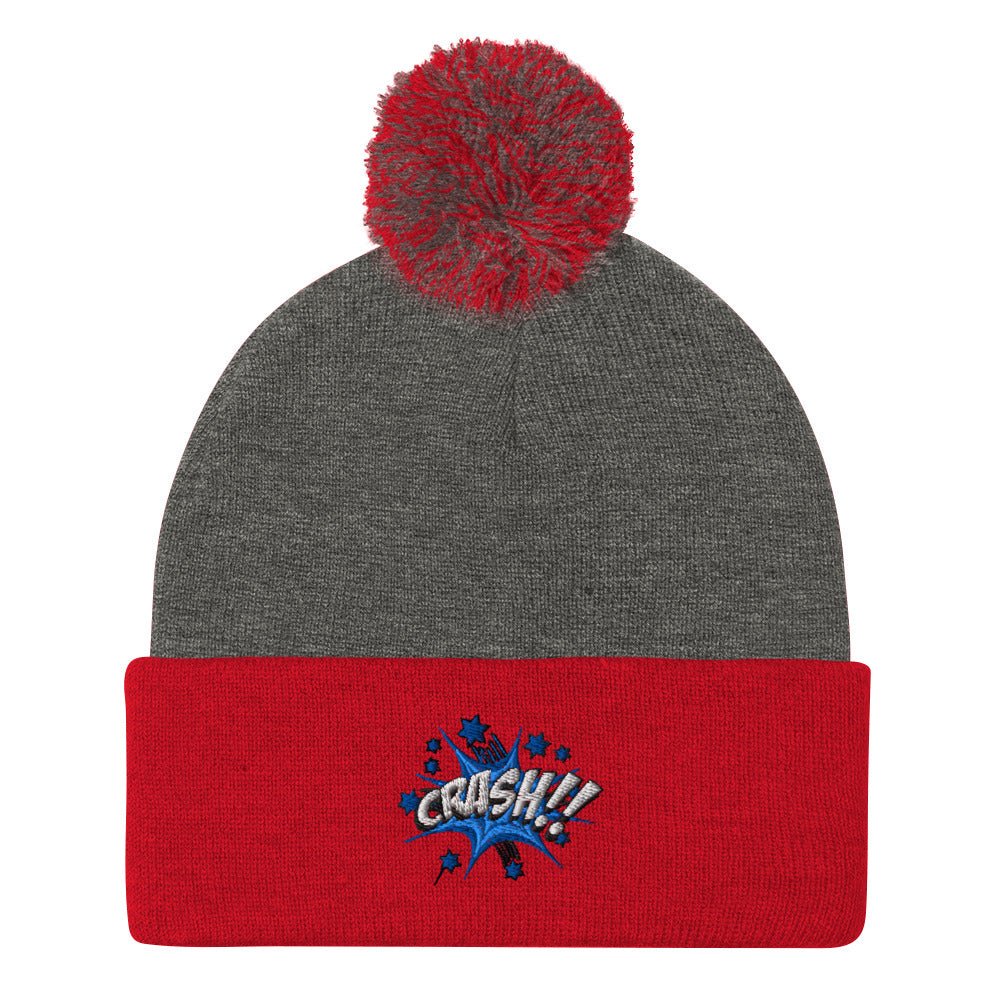 Pom - Pom Beanie - "CRASH!" - LucyKay store