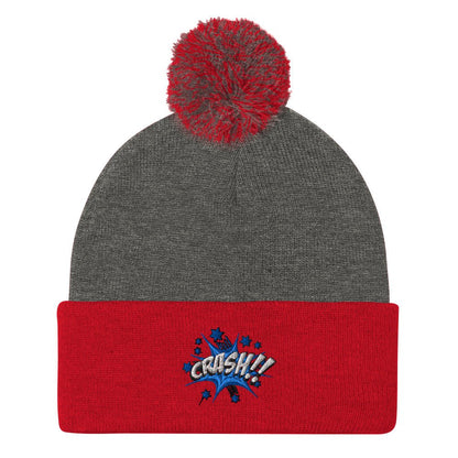 Pom - Pom Beanie - "CRASH!" - LucyKay store