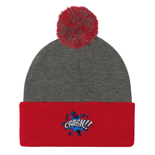 Pom - Pom Beanie - "CRASH!" - LucyKay store
