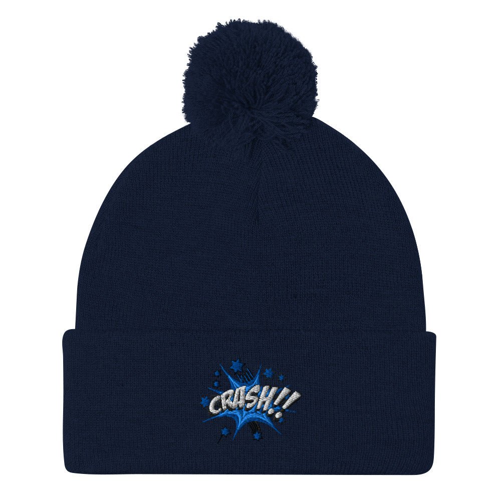 Pom - Pom Beanie - "CRASH!" - LucyKay store