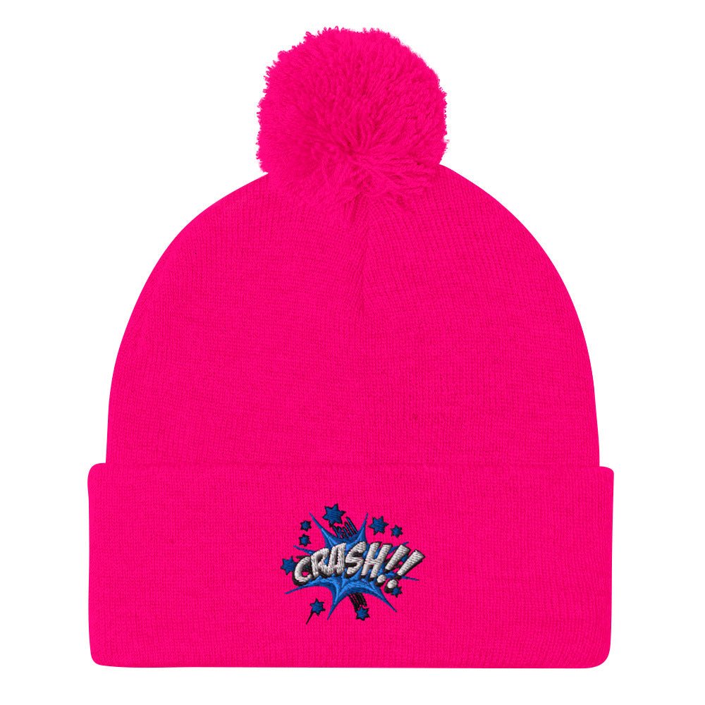 Pom - Pom Beanie - "CRASH!" - LucyKay store