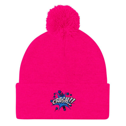 Pom - Pom Beanie - "CRASH!" - LucyKay store