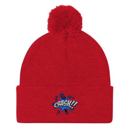 Pom - Pom Beanie - "CRASH!" - LucyKay store