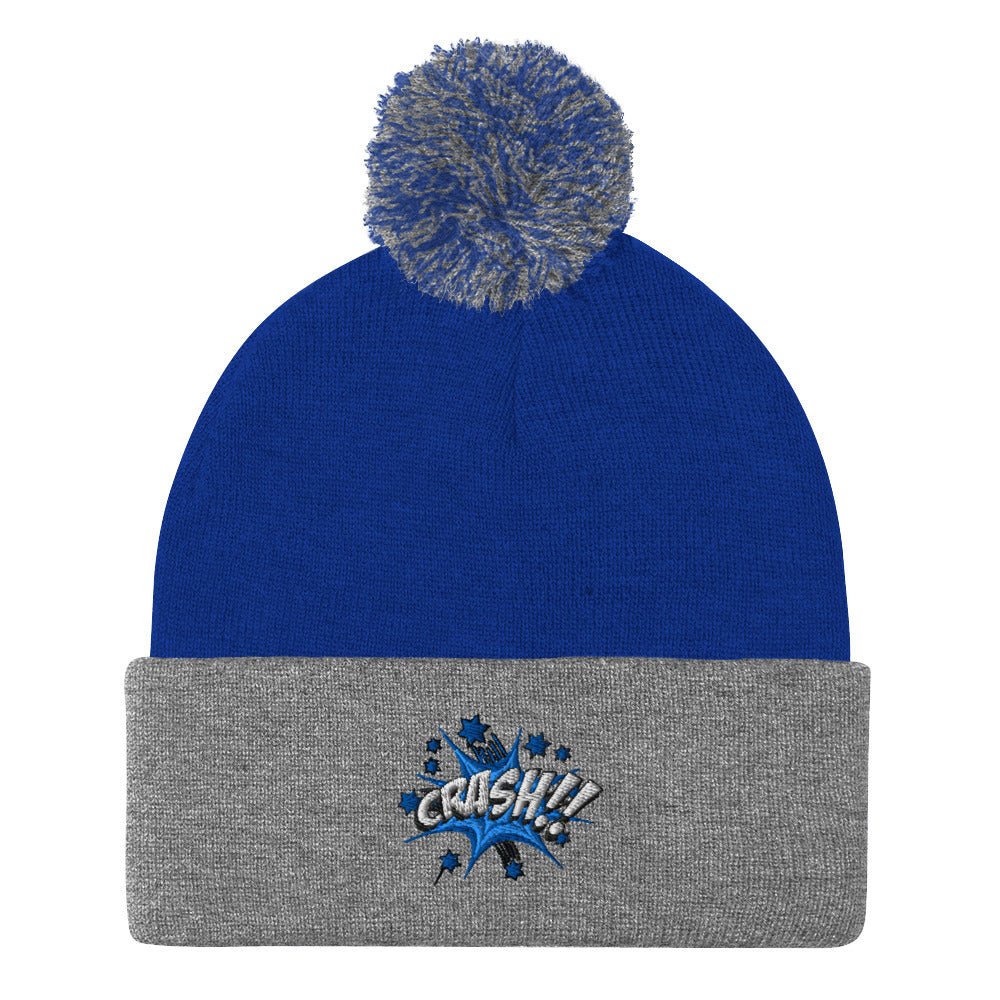 Pom - Pom Beanie - "CRASH!" - LucyKay store