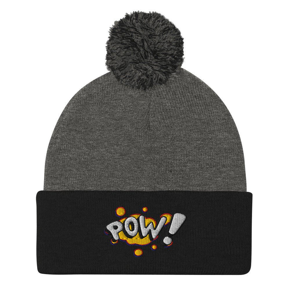 Pom - Pom Beanie - "POW!" - LucyKay store