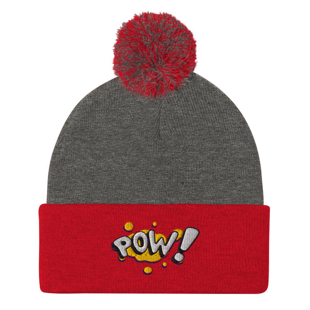 Pom - Pom Beanie - "POW!" - LucyKay store