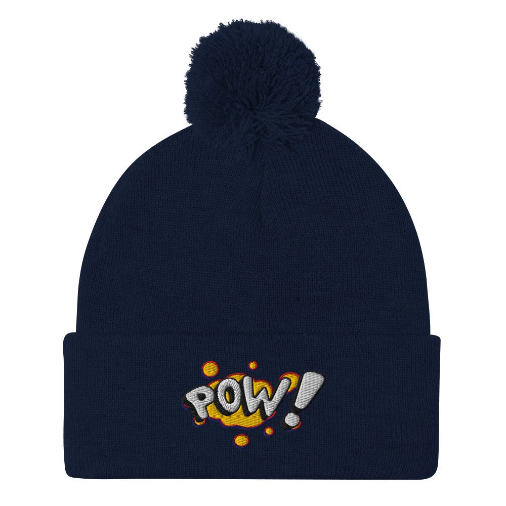 Pom - Pom Beanie - "POW!" - LucyKay store