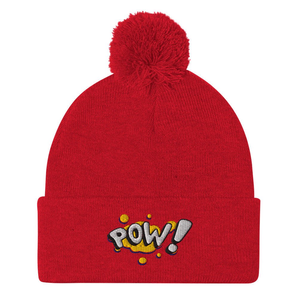 Pom - Pom Beanie - "POW!" - LucyKay store