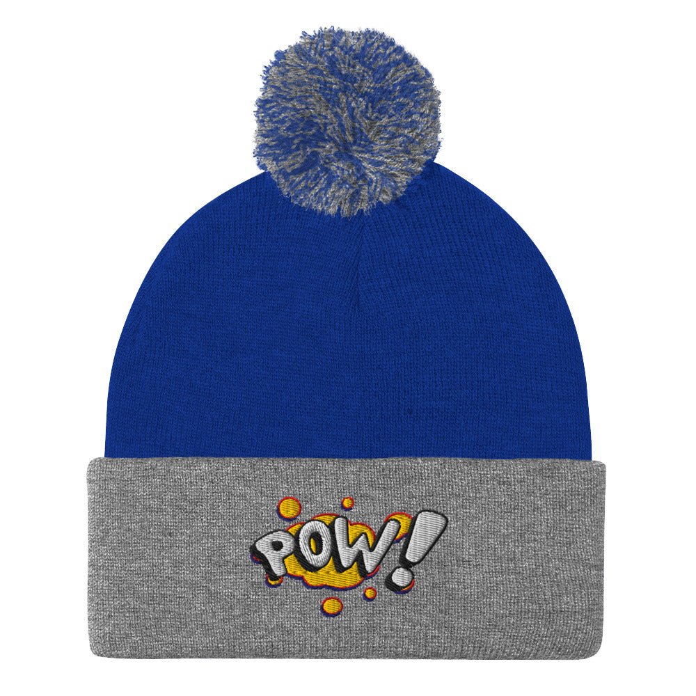 Pom - Pom Beanie - "POW!" - LucyKay store