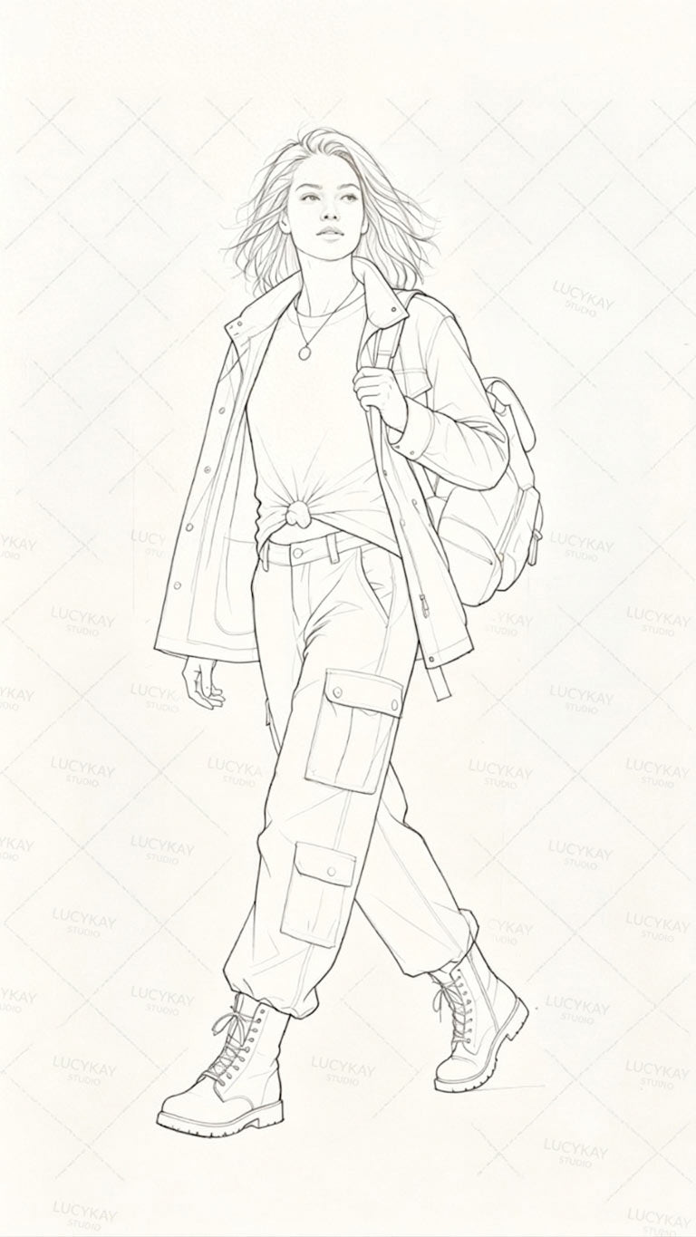 Urban Streetwear Fashion Illustration Bundle