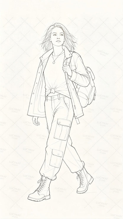 Urban Streetwear Fashion Illustration Bundle