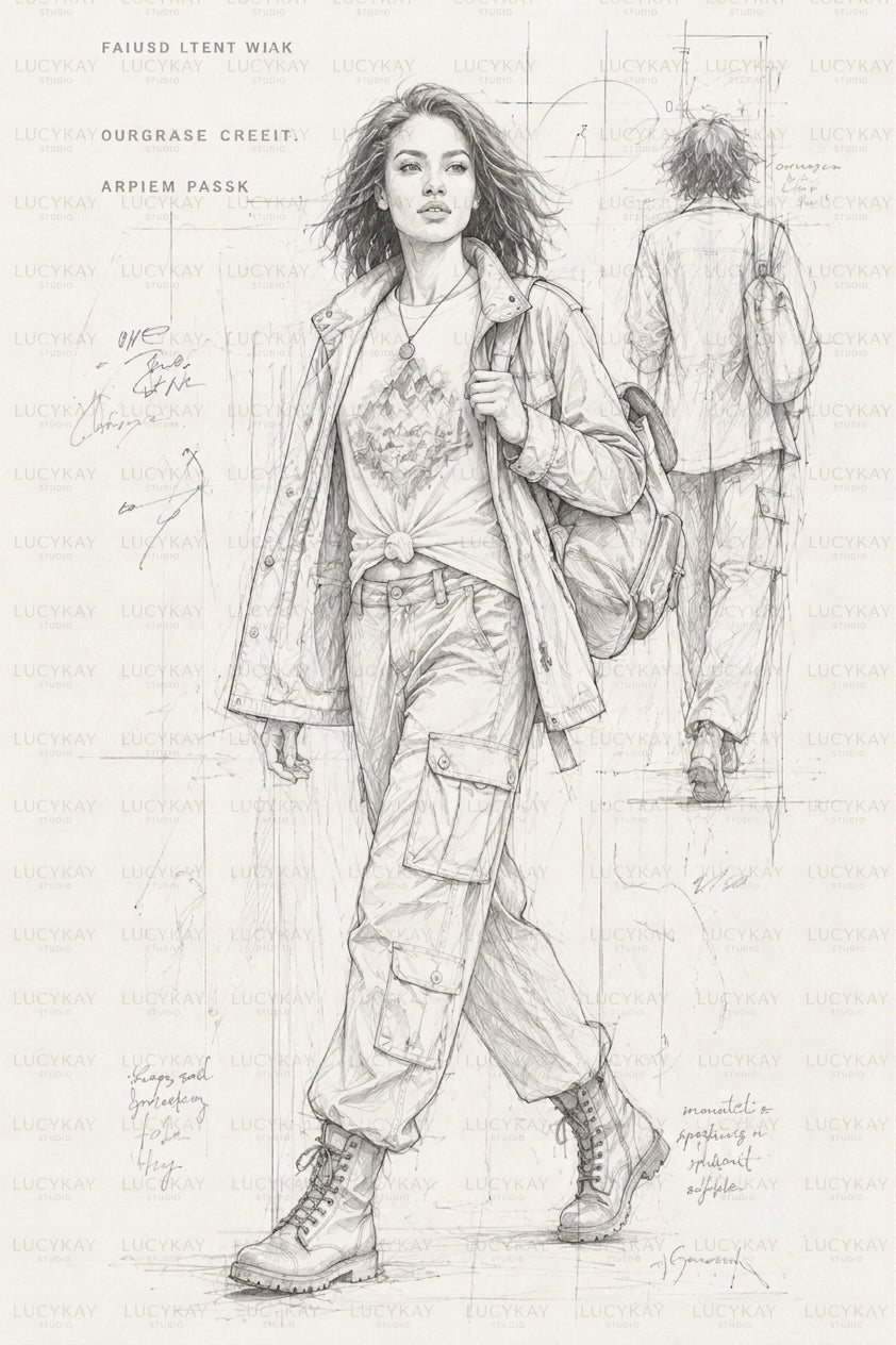 Urban Streetwear Fashion Illustration Bundle