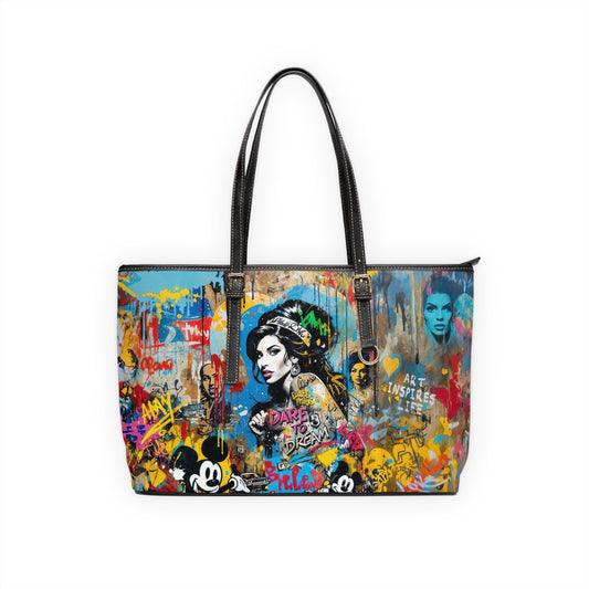 PU Leather Shoulder Bag - Amy Winehouse - LucyKay store