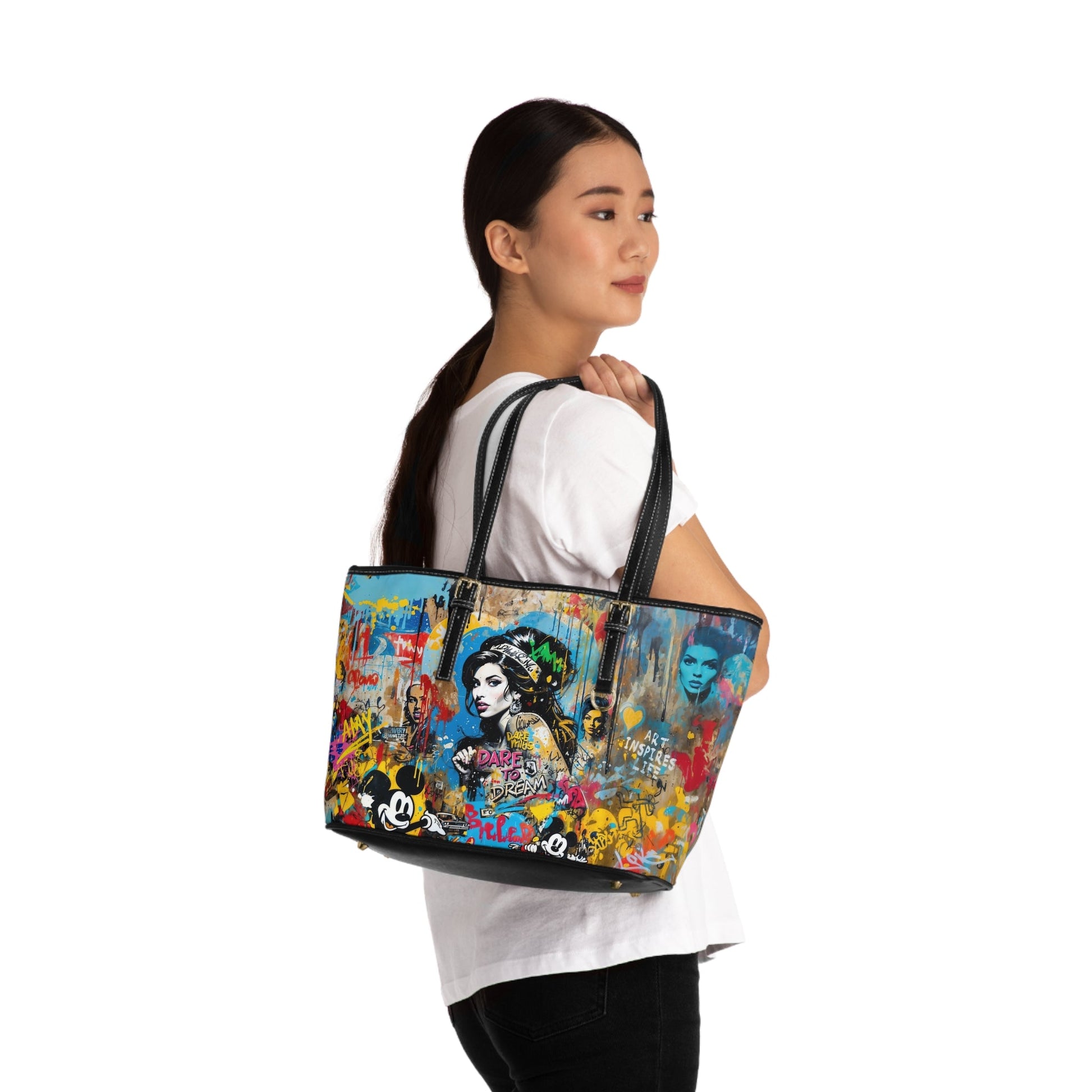PU Leather Shoulder Bag - Amy Winehouse - LucyKay store