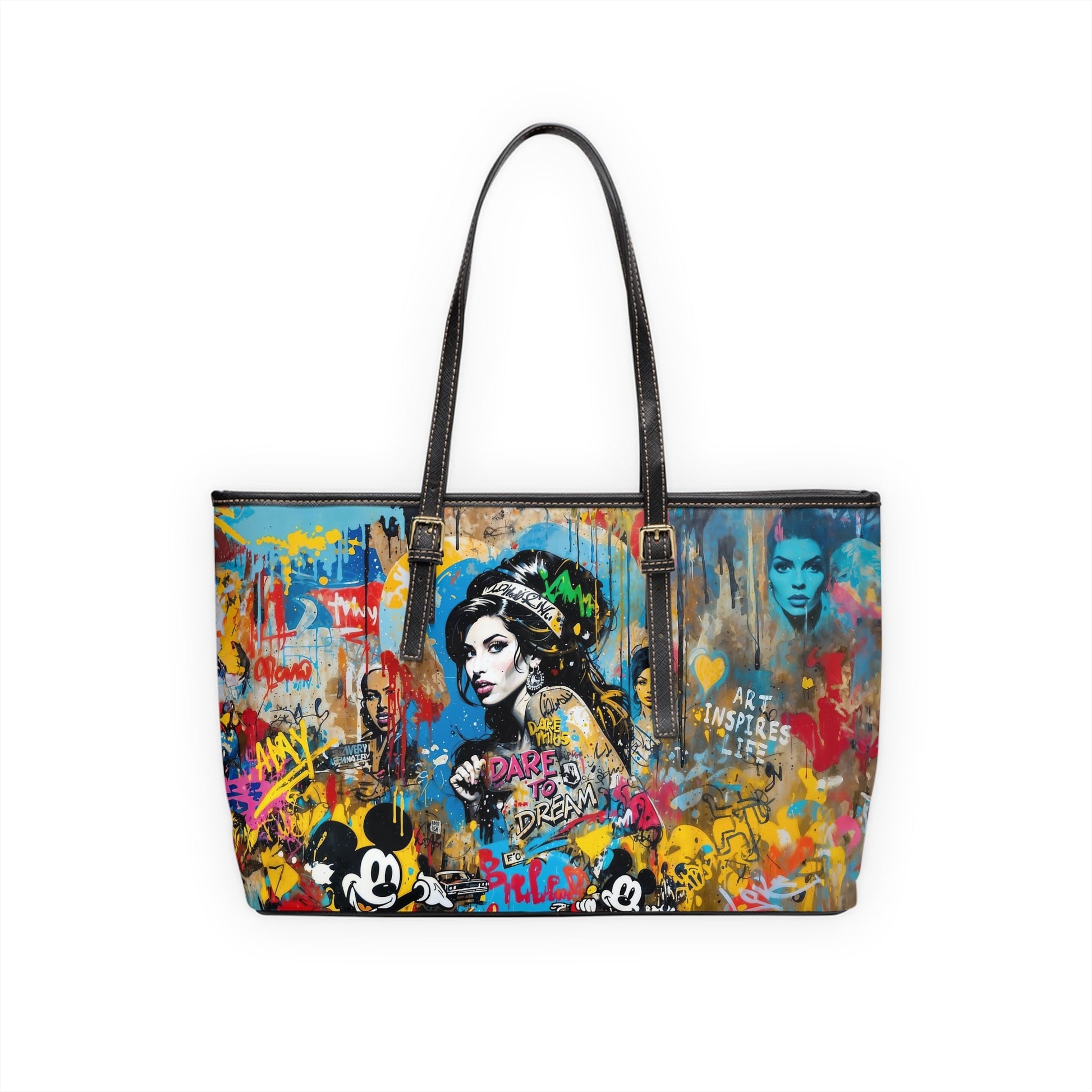 PU Leather Shoulder Bag - Amy Winehouse - LucyKay store