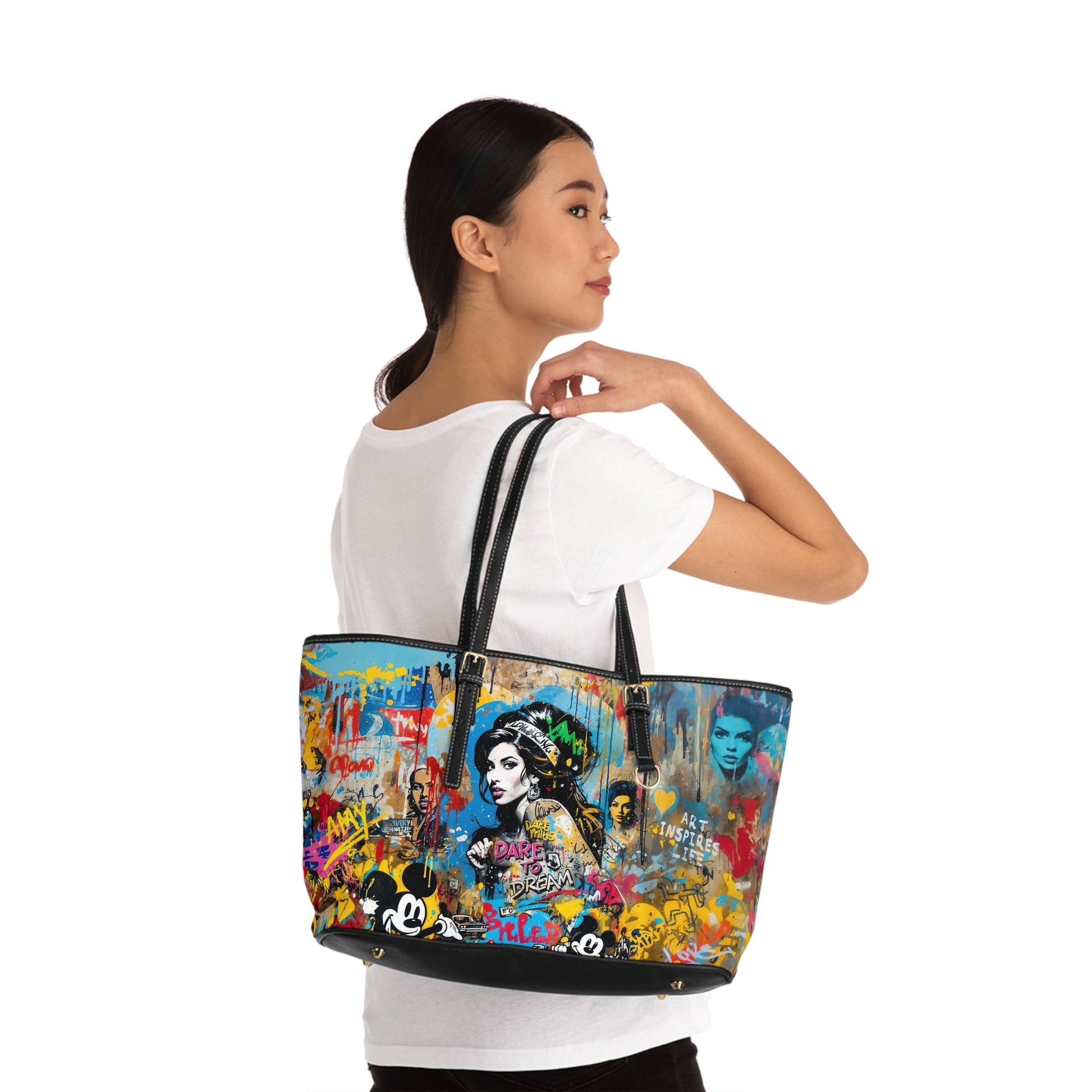 PU Leather Shoulder Bag - Amy Winehouse - LucyKay store