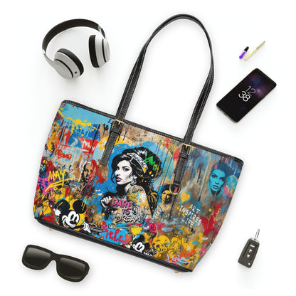 PU Leather Shoulder Bag - Amy Winehouse - LucyKay store