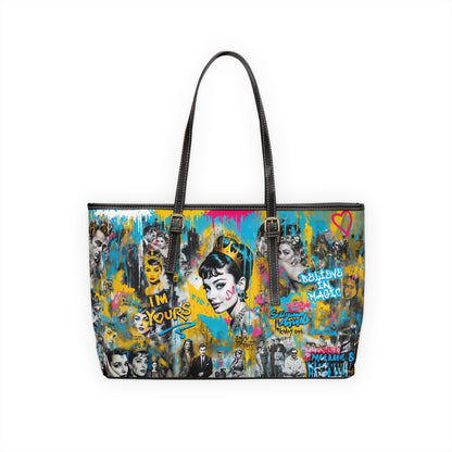PU Leather Shoulder Bag - Audrey Hepburn - LucyKay store