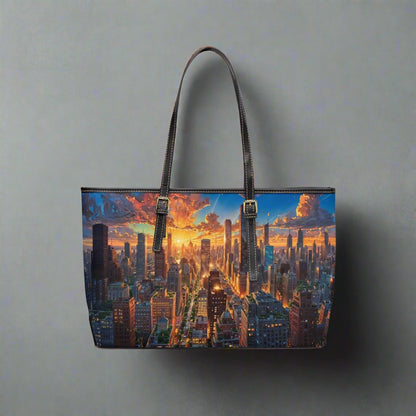 PU Leather Shoulder Bag - City - LucyKay store