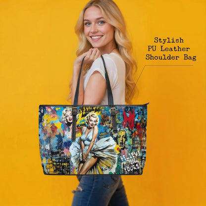 PU Leather Shoulder Bag - Marilyn Monroe - LucyKay store
