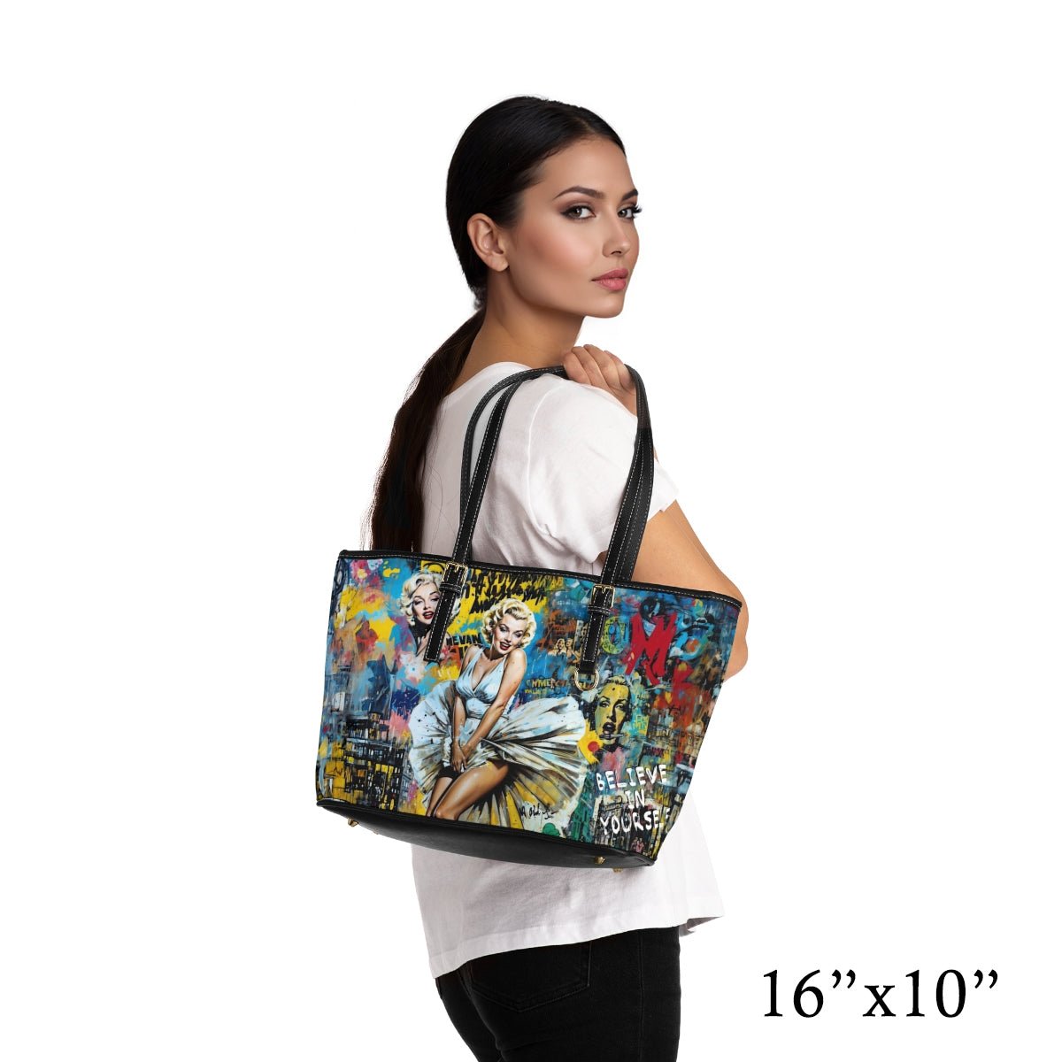 PU Leather Shoulder Bag - Marilyn Monroe - LucyKay store