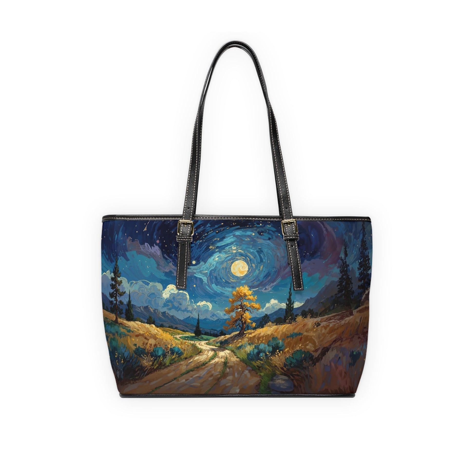 PU Leather Shoulder Bag - Vincent Van Gogh Style - LucyKay store