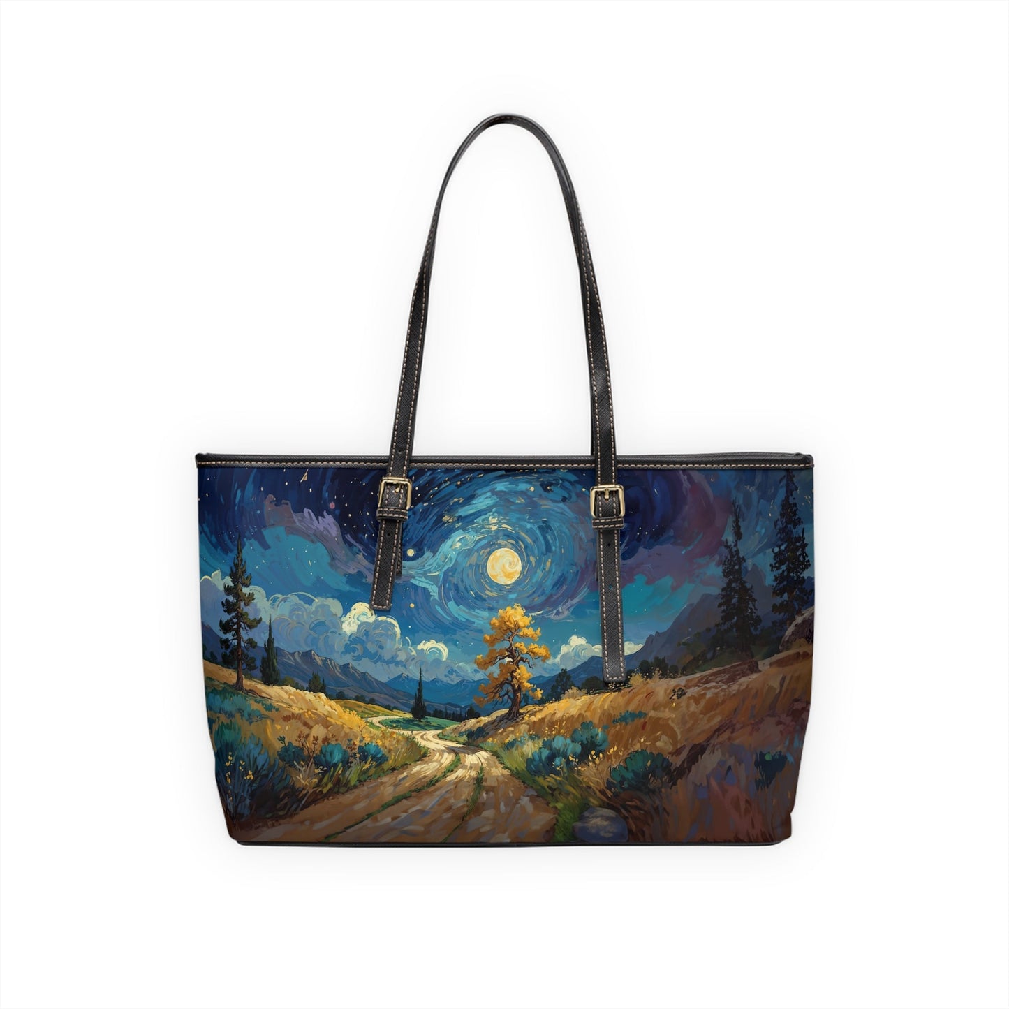 PU Leather Shoulder Bag - Vincent Van Gogh Style - LucyKay store